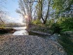 Die Grenzmur zwischen der Südsteiermark und Slowenien war dreieinhalb Jahre im Fokus des Projekts "goMURra". © Bild: Land Steiermark/Schriebl; Verwendung bei Quellenangabe honorarfrei