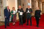 LH Hermann Schützenhöfer überreichte gemeinsam mit der 2. Landtagspräsidentin Gabriele Kolar an Auguste Maier, Friedrich Tiroch und Josef Harb das Goldene Ehrenzeichen des Landes Steiermark