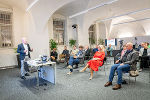 Seit dem Medienherbst 2019 erstmals wieder live im Medienzentrum Steiermark. © Land Steiermark / Jesse Streibl Seit dem Medienherbst 2019 erstmals wieder live im Medienzentrum Steiermark.