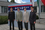 v.l.n.r.: Landespolizeikommandant Peter Klöbl, Landeshauptmann Franz Voves, Bürgermeister Mag. Siegfried Nagl und Landespolizeikommandant-Stellvertreter Wolfang Lackner, Foto: Polizei v.l.n.r.: Landespolizeikommandant Peter Klöbl, Landeshauptmann Franz Voves, Bürgermeister Mag. Siegfried Nagl und Landespolizeikommandant-Stellvertreter Wolfang Lackner, Foto: Polizei
