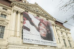Sujet von Künstler Gottfried Helnwein an der Grazer Oper. Sujet von Künstler Gottfried Helnwein an der Grazer Oper.