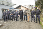 Landeshauptmann Hermann Schützenhöfer besuchte am Vormittag die Polizeistation Graz-Andritz. © Fotos: Foto Fischer; Nutzung bei Quellenangabe honorarfrei