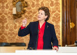 Für Landesrätin Ursula Lackner ist die Atomkraft keine Alternative, um der Klimakrise entgegenzutreten. © Foto: Michael Schnabl: bei Quellenangabe honorarfrei