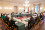 Sicherheitsgespräch zum Ukraine-Krieg im Weißen Saal der Grazer Burg.