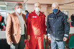 Caritas-Direktor Herbert Beiglböck, Landesrettungskommandant Peter Hansak und Landespolizeidirektor-Stv. Alexander Gaisch (v.l.) informierten im Ankunftszentrum für Ukraine-Flüchtlinge in Graz. © Bilder: Land Steiermark/Robert Binder; Verwendung bei Quellenangabe honorarfrei Caritas-Direktor Herbert Beiglböck, Landesrettungskommandant Peter Hansak und Landespolizeidirektor-Stv. Alexander Gaisch (v.l.) informierten im Ankunftszentrum für Ukraine-Flüchtlinge in Graz.