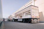 Hilfs-Lkw sind aus der Steiermark in die Krisenregion unterwegs. © LandSteiermark/Binder, bei Quellenangabe honorarfrei Hilfs-Lkw sind aus der Steiermark in die Krisenregion unterwegs.
