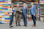 Ende eines erfolgreichen Einsatzes: Abteilungsleiterin Elisabeth Freiberger, Corona-Koordinator Helmut Theobald Müller und BH Andreas Weitlaner (v.l.) dankten Militärkommandant Heinz Zöllner (2.v.l.) für 20 Monate Bundesheer-Assistenzeinsatz im Coronadienst des Landes.