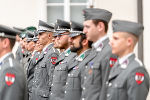 Die neu ernannten Unteroffiziere und Offiziere aus der Steiermark wurden im Grazer Burghof vorgestellt.