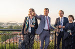 LR Barbara Eibinger-Miedl, Präsident Igor Mirovic (Autonome Provinz Vojvodina), LR Christopher Drexler, LT-Präs. Manuela Khom (v.l.). 