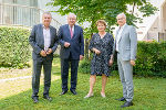 Das steirische Klimakabinett: LH-Stv. Anton Lang, LH Hermann Schützenhöfer, Vorsitzende LR Ursula Lackner, LR Hans Seitinger (v.l.). © Land Steiermark/Robert Binder; Verwendung bei Quellenangabe honorarfrei