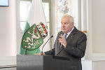 LH Hermann Schützenhöfer dankte in seiner Ansprache den Führungskräften steirischer Gesundheitseinrichtungen für den vorbildlichen Einsatz während der Corona-Pandemie. © Land Steiermark/Foto Fischer; Verwendung bei Quellenangabe honorarfrei LH Hermann Schützenhöfer dankte in seiner Ansprache den Führungskräften steirischer Gesundheitseinrichtungen für den vorbildlichen Einsatz während der Corona-Pandemie.