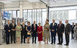 Staatsbesuch in der Steiermark: Die Delegation mit König Willem-Alexander, Bundespräsident Alexander Van der Bellen und LH Hermann Schützenhöfer beim Betriebsbesuch bei AVL List in Graz.