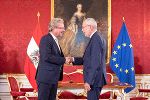 Angelobung von LH Christopher Drexler durch Bundespräsident Alexander Van der Bellen