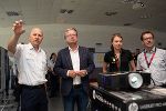 Besuch bei den Einsatzstäben: Bezirkspolizeikommandant Günther Perger, LH Christopher Drexler, BH Nina Pölzl und BH-Stv. Peter Plöbst (v.l.) am Fliegerhorst Hinterstoisser. © Land Steiermark; Verwendung bei Quellenangabe honorarfrei Besuch bei den Einsatzstäben: Bezirkspolizeikommandant Günther Perger, LH Christopher Drexler, BH Nina Pölzl und BH-Stv. Peter Plöbst (v.l.) am Fliegerhorst Hinterstoisser.