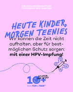 Infomaterial zur HPV-Impfwoche in der Steiermark © HPV-Allianz; Verwendung bei Quellenangabe honorarfrei Infomaterial zur HPV-Impfwoche in der Steiermark