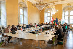 Die Konferenz der Kinder- und JugendhilfereferentInnen fand im Rittersaal des Landhauses in Graz statt. © Land Steiermark/Robert Binder; Verwendung bei Quellenangabe honorarfrei Die Konferenz der Kinder- und JugendhilfereferentInnen fand im Rittersaal des Landhauses in Graz statt.