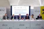 Graf, Purrer, Seitinger, Spath, Müller-Mezin und Schaller bei der heutigen Pressekonferenz im Medienzentrum Steiermark. © Fotos: Erwin Scheriau; bei Quellenangabe honorarfrei Graf, Purrer, Seitinger, Spath, Müller-Mezin und Schaller bei der heutigen Pressekonferenz im Medienzentrum Steiermark.