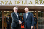 LH Christopher Drexler mit Daniele Leodori, Präsident der Region Lazio. © STG/ Streibl LH Christopher Drexler mit Daniele Leodori, Präsident der Region Lazio.