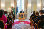 Landesrat Werner Amon zeichnete Preisträgerinnen und Preisträger aus zehn steirischen Schulen mit dem FairYoungStyria-Preis für globales Lernen 2022 aus. © Land Steiermark/Binder; bei Quellenangabe honorarfrei Landesrat Werner Amon zeichnete Preisträgerinnen und Preisträger aus zehn steirischen Schulen mit dem FairYoungStyria-Preis für globales Lernen 2022 aus.