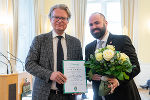 LH Christopher Drexler und Joe Niedermayer © Foto: Land Steiermark/Binder; bei Quellanangabe honorarfrei LH Christopher Drexler und Joe Niedermayer