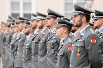 49 Offiziere und Unteroffiziere des Österreichischen Bundesheeres wurden im Grazer Burghof vorgestellt.