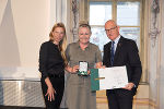 Ehrung von Sportlerinnen und Sportlern in der Aula der Alten Universität: Juliane Bogner-Strauß, Tamara Tippler, Stefan Herker