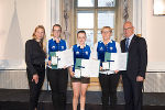 Ehrung von Sportlerinnen und Sportlern in der Aula der Alten Universität