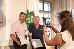 Ehrung von Sportlerinnen und Sportlern in der Aula der Alten Universität