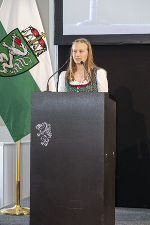 Impressionen vom Empfang für streirische Maturantinnen und Maturanten in der Aula der Alten Universität in Graz.