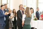 Impressionen vom Empfang für streirische Maturantinnen und Maturanten in der Aula der Alten Universität in Graz.