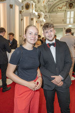 Impressionen vom Empfang für streirische Maturantinnen und Maturanten in der Aula der Alten Universität in Graz.