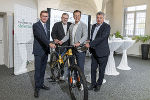 Präsentierten die Ergebnisse bei der Pressekonferenz: LR Markus Achleitner, Stadtrat Peter Hacker, Gastgeber Karlheinz Kornhäusl und BM Werner Kogler (v.l.) © Foto: Land Steiermark/Binder; bei Quellenangabe honorafrei Präsentierten die Ergebnisse bei der Pressekonferenz: LR Markus Achleitner, Stadtrat Peter Hacker, Gastgeber Karlheinz Kornhäusl und BM Werner Kogler (v.l.)