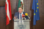 LR Werner Amon beim Pressestatement im Grazer Landhaus. © Land Steiermark/Binder; bei Quellenangabe honorarfrei LR Werner Amon beim Pressestatement im Grazer Landhaus.