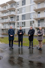 LH Christopher Drexler bei der Übergabe der Wohnungen in der Grazer Augasse. © Christoph Draxl; bei Quellenangabe honorarfrei LH Christopher Drexler bei der Übergabe der Wohnungen in der Grazer Augasse.