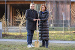 LR Simone Schmiedtbauer und Klubobmann Hannes Schwarz präsentierten die Geschoßbauförderung NEU © Foto: Land Steiermark/Peter Drechsler; bei Quellenangabre honorarfrei