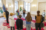 Im Weißen Saal der Grazer Burg gab es ein eigenes Musikprogramm für die Gäste aus dem Kinderdorf.