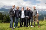 LH Christopher Drexler, Mick Hucknall (Simply Red), Klaus Leutgeb, Sting, Bryan Adams, Mathias Schattleitner (Geschäftsführung Tourismusverband Schladming-Dachstein) (v.l.) © Land Steiermark; bei Quellenangabe honorarfrei