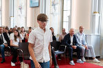 Empfang: LH Christopher Drexler zeichnete steirische Schülerinnen und Schüler in der Aula der Alten Universität aus