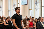 Empfang: LH Christopher Drexler zeichnete steirische Schülerinnen und Schüler in der Aula der Alten Universität aus