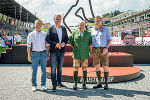 Erich Wolf (Geschäftsführer Projekt Spielberg), LH Christopher Drexler, Carmelo Ezpeleta (Dorna-Geschäftsführer) und der Rennsport-Manager von Red Bull Thomas Überall (v.l.) © Land Steiermark/Brand Images Erich Wolf (Geschäftsführer Projekt Spielberg), LH Christopher Drexler, Carmelo Ezpeleta (Dorna-Geschäftsführer) und der Rennsport-Manager von Red Bull Thomas Überall (v.l.)