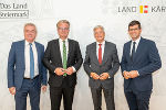 LH-Stv. Anton Lang, LH Christopher Drexler, LH Peter Kaiser und LH-Stv. Martin Gruber © Land Steiermark/Binder LH-Stv. Anton Lang, LH Christopher Drexler, LH Peter Kaiser und LH-Stv. Martin Gruber