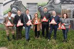 Franz Zenz, Martin Kubli, Andreas Kühberger (in Vertretung von Landesrätin Simone Schmiedtbauer), Landesrätin Ursula Lackner (in Vertretung von Landeshauptmann-Stellvertreter Anton Lang), Landesjägermeister Franz Mayr-Melnhof-Saurau, Wolfgang Steiner, Karoline Schlögl (v.l.) © Land Steiermark/Zick; bei Quellenangabe honorarfrei