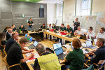 Blackout-Kommunikationsübung: In der Landeswarnzentrale in Graz trat der Landeseinsatzstab mit Verbindungsoffizieren der Einsatzorganisationen zusammen. © Land Steiermark/Robert Binder; Verwendung bei Quellenangabe honorarfrei Blackout-Kommunikationsübung: In der Landeswarnzentrale in Graz trat der Landeseinsatzstab mit Verbindungsoffizieren der Einsatzorganisationen zusammen.