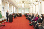 Überreichung von Ehrenzeichen in der Aula der Alten Universität © Land Steiermark/ Foto Fischer Überreichung von Ehrenzeichen in der Aula der Alten Universität