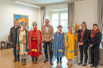 Die Sternsinger und ihre Begleiter waren zu Besuch bei Landeshauptmann Mario Kunasek in der Grazer Burg. © Land Steiermark; Verwendung bei Quellenangabe honorarfrei Die Sternsinger und ihre Begleiter waren zu Besuch bei Landeshauptmann Mario Kunasek in der Grazer Burg.