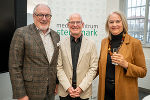 ORF-Landesdirektor Gerhard Koch, Medienexperte Peter Plaikner und die scheidende Landeskommunikations-Leiterin Inge Farcher (v.l.) im Medienzentrum Steiermark. © Land Steiermark/Robert Binder; Verwendung bei Quellenangabe honorarfrei