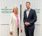 Inge Farcher tritt mit 31. Mai in den Ruhestand. Michael Eisner wird mit 1. Juni neuer Leiter der Landeskommunikation. © Land Steiermark/Binder; bei Quellenangabe honorarfrei Inge Farcher tritt mit 31. Mai in den Ruhestand. Michael Eisner wird mit 1. Juni neuer Leiter der Landeskommunikation.