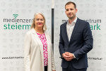 Inge Farcher tritt mit 31. Mai in den Ruhestand, Michael Eisner wird neuer Leiter der Landeskommunikation © Land Steiermark/Binder