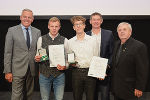 Sportlerehrung in der Aula der Alten Universität: Maximilian Pichler und Nico-Johann Edlinger