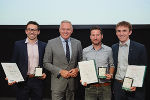 Sportlerehrung in der Aula der Alten Universität: Georg Schrank, Andreas Potocar und Matthias Heindl wurden ausgezeichnet
